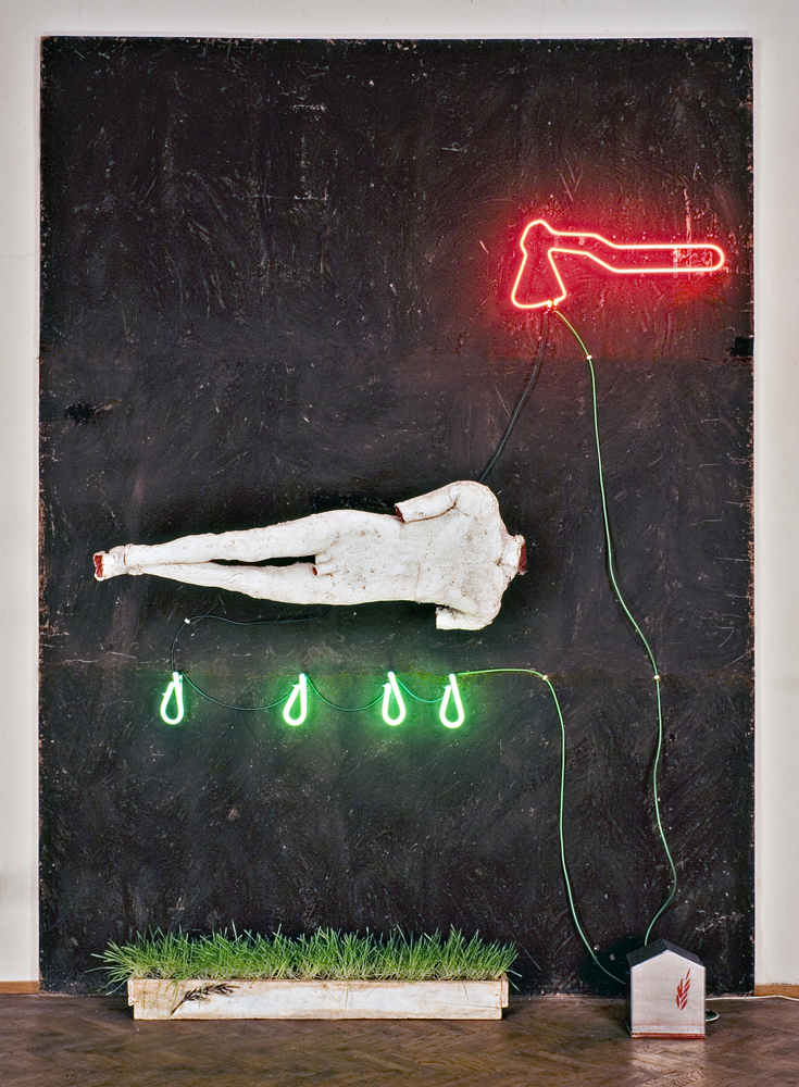 Mirosław Bałka, "Św. Wojciech", 1987, wł. Muzeum Sztuki w Łodzi., Fot: Piotr Tomczyk